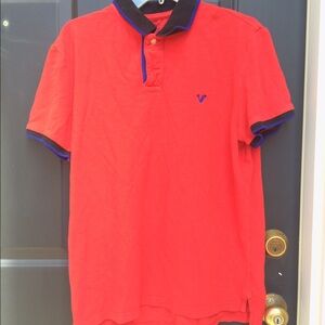 Men's‎ Red American Eagle Polo